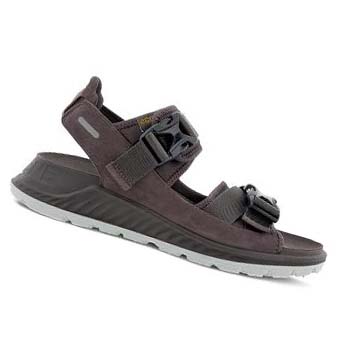 Sandales Ecco Exowrap 2 Brides Boucle Homme Grise | FR 587BEX